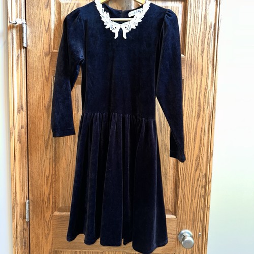 Abito vintage velluto nero
