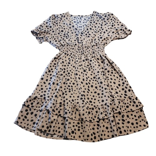 Mini abito stampa dalmata - stampa,