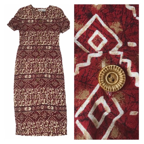 Maxi abito vintage tribale