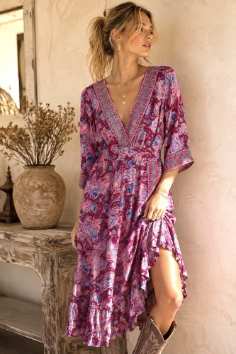Maxi abito floreale magic - maxi,