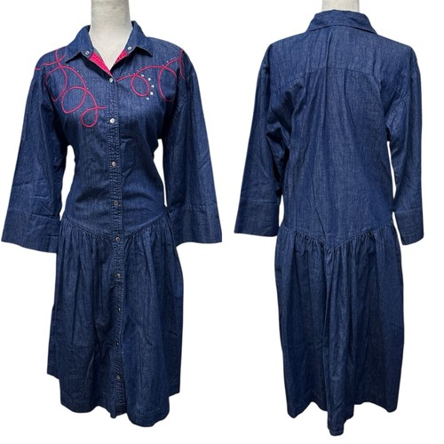Maxi abito midi - , denim
